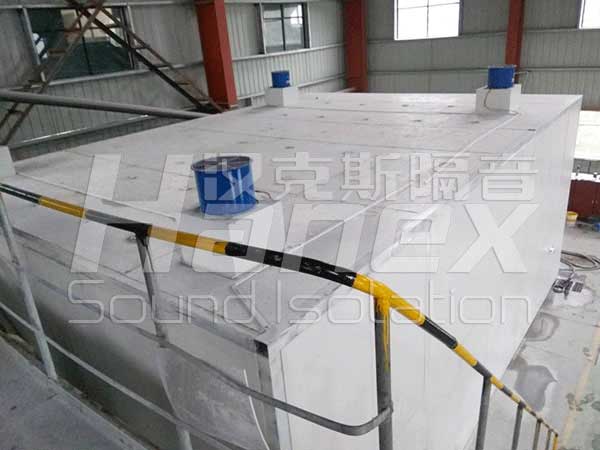 浙江紫晶礦業(yè)濕式球磨機(jī)噪聲治理案例照片