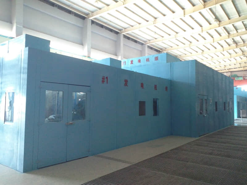 廣州李坑生活垃圾發電廠汽輪機隔音罩項目工程